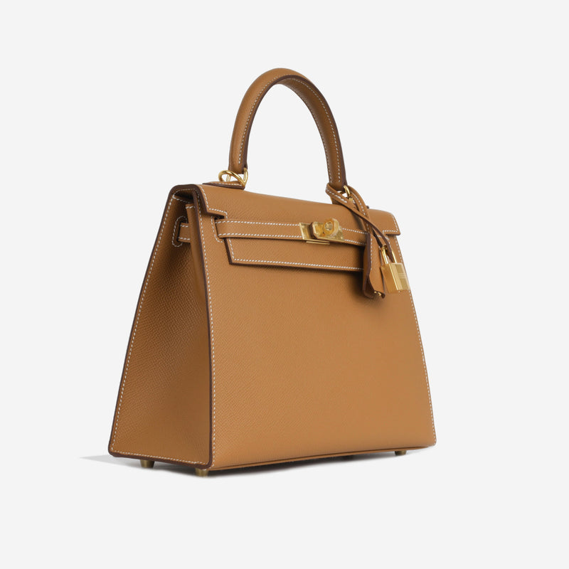 Serena 28 - Camel & Silver