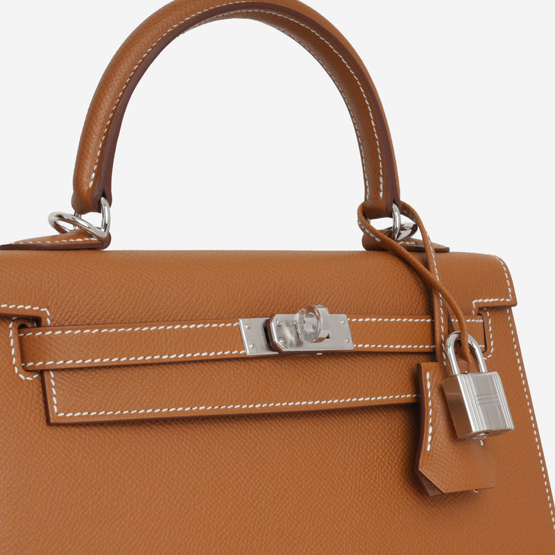Serena 28 - Camel & Silver